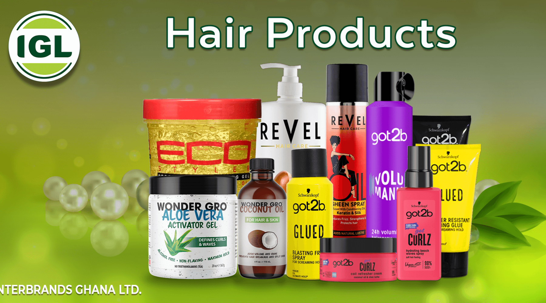 IGL PRODUCTS WEB BANNER Hair Products