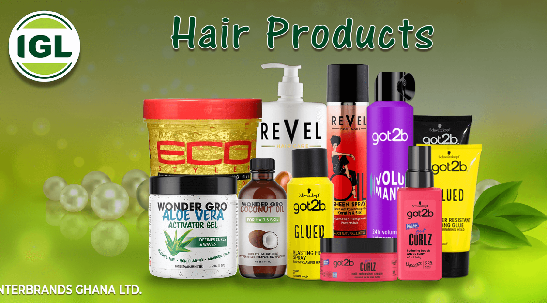 IGL PRODUCTS WEB BANNER Hair Products